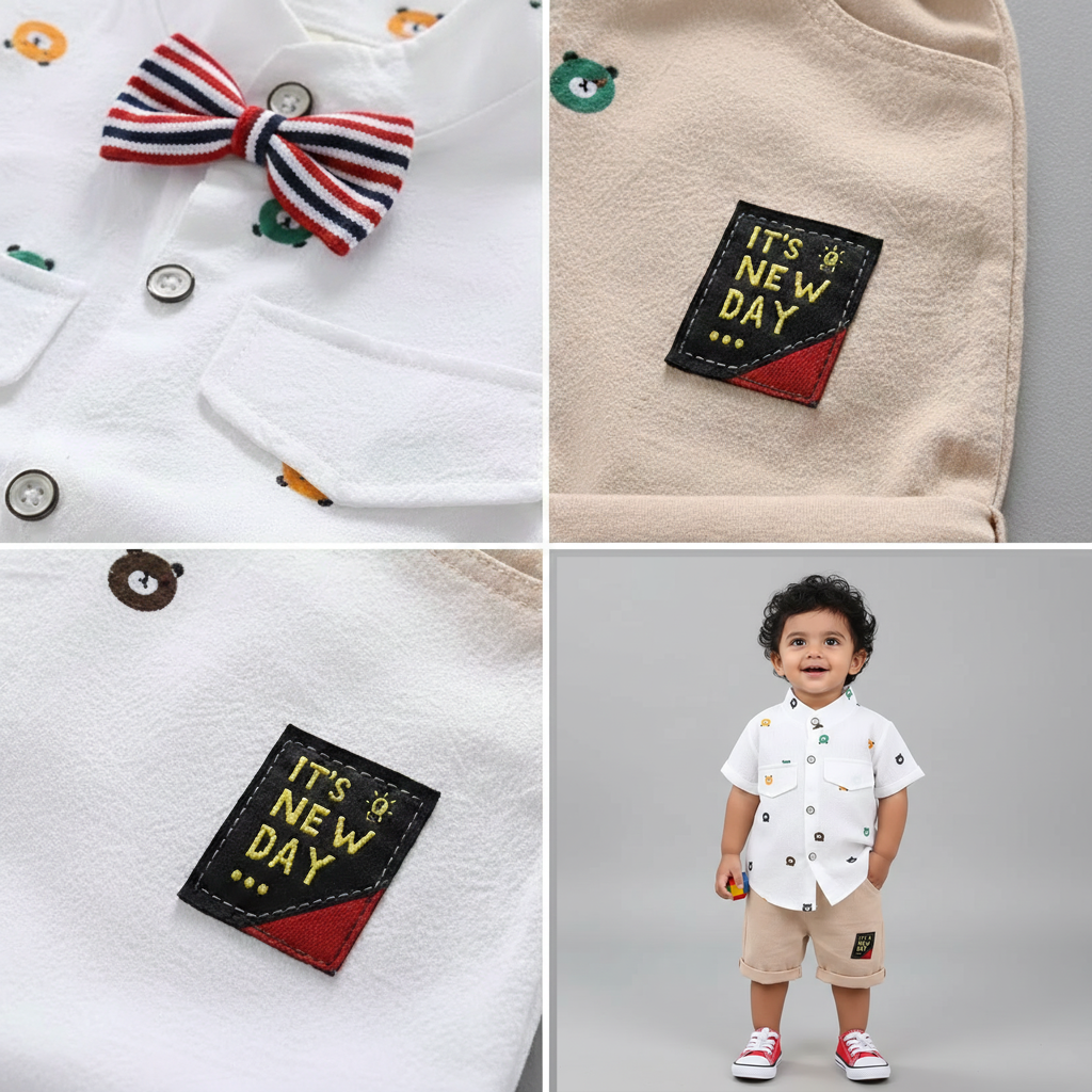 Tiny Bear Cub Casual Pocket Set