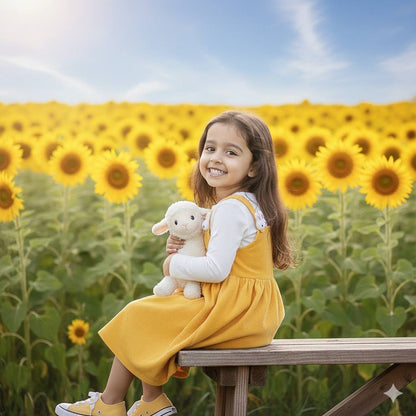 Sunny Bunny Corduroy Pinafore Set