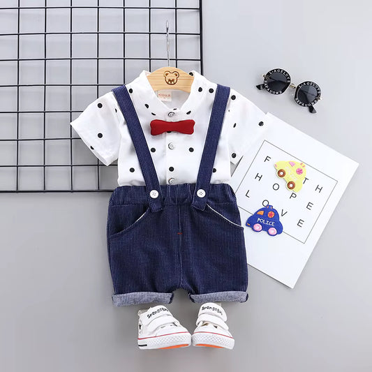 Little Gentleman Suspender Set