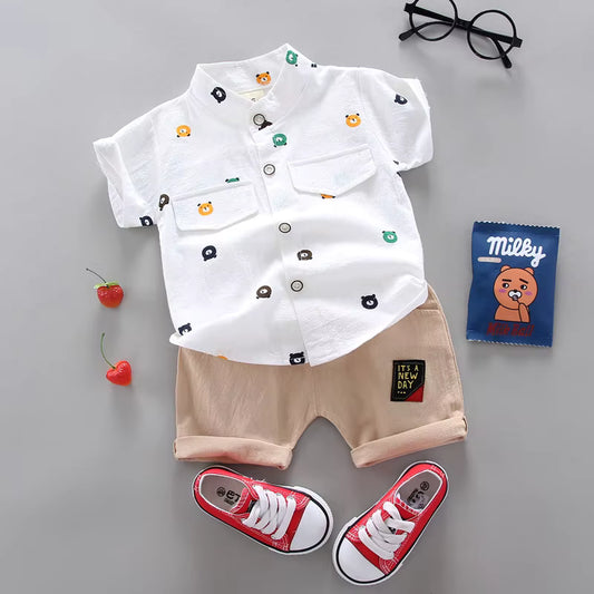 Tiny Bear Cub Casual Pocket Set