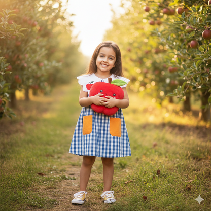 Sweet Apple Orchard Gingham Dress