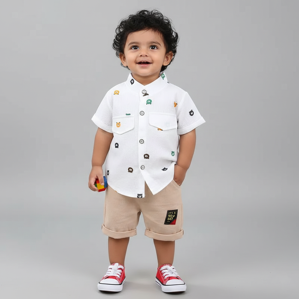 Tiny Bear Cub Casual Pocket Set